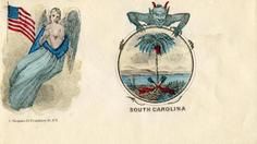 71x015.5 - South Carolina State Seal, Civil War State Seals from Winterthur's Magnus Collection